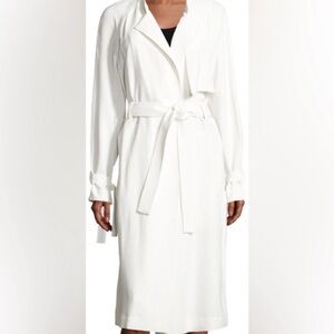 A.L.C. White Trench Coat size 2